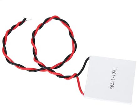 Les-Theresa 1pcs TEC1-12705 Halbleiter-Kühltabletten TEC1-12705 DV12V 5A Kühlkörper Thermoelektrischer Kühler Kühlung Peltier-Plattenmodul 40x40x4mm