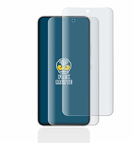 BROTECT Schutzfolie für Samsung Galaxy S22 5G | 2 Stück Entspiegelnder Displayschutz Made in Germany Matte Full-Screen Folie Full-Cover 3D Curved Anti-Reflexion Montage Kit