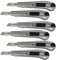 6 x Profi-Cuttermesser 9mm Aluminium