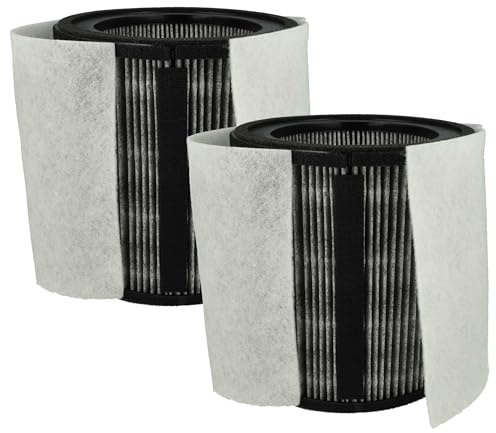 vhbw 2x HEPA Filter H12 Ersatz für Leifheit/Soehnle 68107 | 5028252599863 für Luftreiniger - Ersatz-Filter