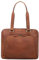 STILORD 'Hermione' Echt Leder Business-Tasche 13,3 Zoll Damen Elegant und Stilvoll Vintage Shopper für Büro, Notebook und Akten-Tasche Frauen Arbeitstasche Ledertasche, Farbe:namibia - braun