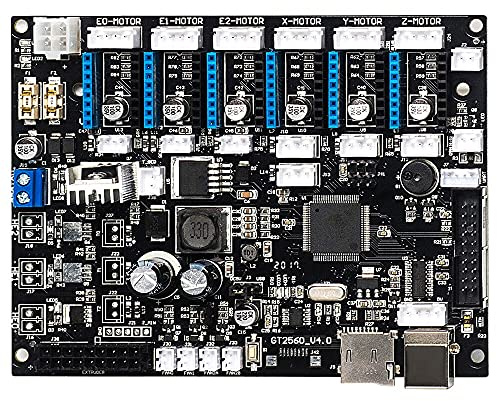 GT2560 V4.0 Motherboard neue Version für A10, A10M, A10T, A20, A20M und A20T 3D-Drucker (Farbe: Deutschland, Größe: für A10M)
