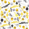 400pcs Confettis Anniversaire Décoration Table - Doré, Argenté, Noir avec Joyeux Anniversaire et Autres Dessins Chic
