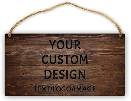 Targa in legno da appendere, personalizzabile, decorazione per famiglia, nome, data, cartello rustico per casa, cucina, arte da parete