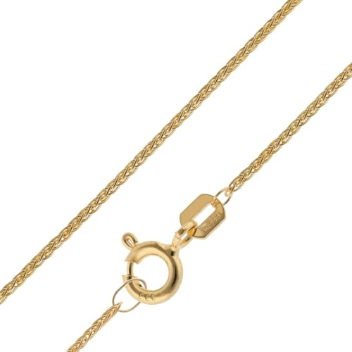 trendor Halskette für Anhänger Gold 333 / 8K Zopfkette 0,8 mm 15500-50 50 cm