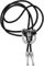 FaithHeart Bolo Krawatte für Herren Jungen Punk Schafskopf Tie Leder Krawatte Western Cowboy Kostümzubehör mit Geschenkebox für Geburtstag Vatertag