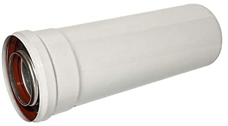 Amagogo Chimney Pipes, Pipes, Detachable Vent Boiler Heaters, Exhaust Pipes, Hiking Extension Pipes, s, White, 50cm