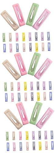Didiseaon 60 Pcs Oil Drop Hair Clip Hair Accessories Lovely Hair Clips Girls Hairpin Colorful Snap Hair Clips Womens Barrettes for Hair Girls Suit Cute Hair Clip Small Button Mini Iron Child