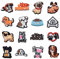 AAED 16 Stück Welpe Schuhanstecker, Cartoon-Schuh-Dekoration, PVC Shoe Charms Für Kinder, Armband-Charms Für Kleinkinder
