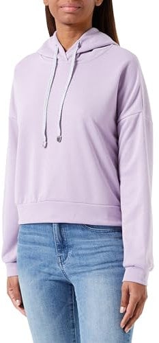 NALLY Damen Hoodie, Flieder, 38