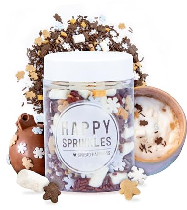 Happy Sprinkles Happy Hot Chocolate 65 g – Mezcla de chocolate para beber chocolate – para leche o vegano alternativa – Ideal para las estaciones frías