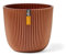 CAPI EUROPE - Planter Ball Groove 'made with' metallic copper - 22x20 - Metallic copper - Pot for indoor and outdoor use - Shatterproof - 100% recyclable - IGMC534