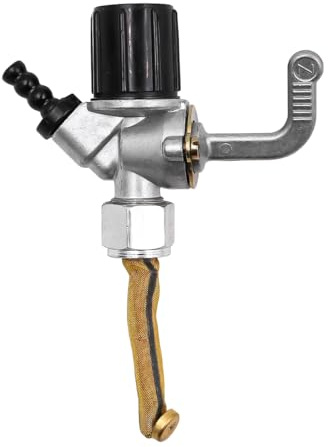 DollaTek Robinet d'essence Robinet d'essence avec crépine en Laiton et Sac à Eau pour Moto KR51/1, KR51/2 et SR 50