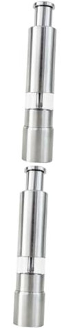 TOPBATHY 2St salt and pepper mill Pfeffermühle Pfeffer mit Salzstreuer Chili einstellen Handbuch