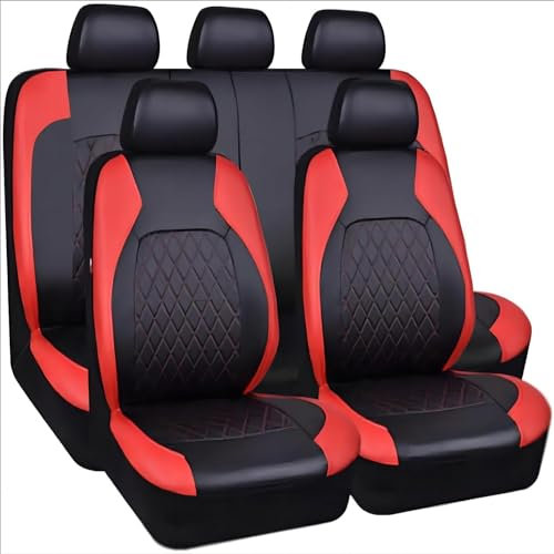 Sitzbezüge Auto Autositzbezüge Universal Set für Skoda Octavia Rs Skoda Kodiaq Skoda Superb Skoda Fabia Auto Zubehör,Wasserdicht Schonbezüge Sitzkissen Protektoren,C