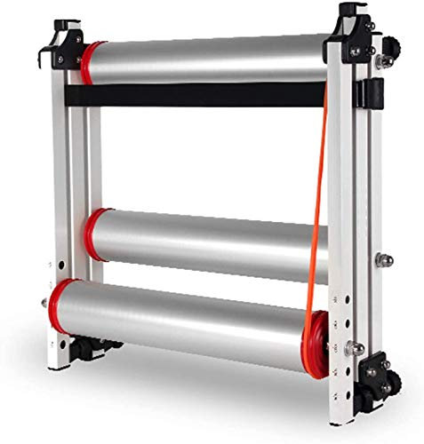 Fahrrad Training Plattform, Indoor Faltbare Radfahren Turbo Trainer, 16-29 Zoll Mountain MTB Rennrad Roller Trainer Stand,Silber (Silber)
