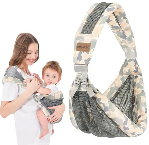 HIULLEN Babytrage, Tragetuch Baby Neugeborene, Verstellbare Koala Tragetuch Multifunktionale Babytragetuch Baby Tragegurt Für Babys Von 3 Bis 36 Monaten Kleinkind bis 20 kg