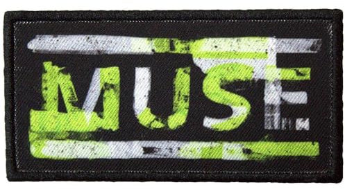 Muse Distressed Logo Standard Woven Patch Accessory Size