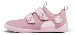 Affenzahn Barfußschuh Baumwolle Lucky Klettverschluss Vegan rutschfest Flexibel für den Sommer in Größe 21-35 Einhorn - Pink