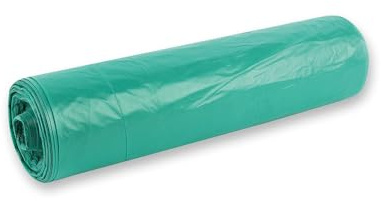 500 Stück Hygoclean Müllsäcke Premium, 70 l | HDPE, Rolle, grün, L: 57,5cm, B: 100cm, 20my, Karton, Müllsäcke, Abfallsack, Müllbeutel, Mülltüten, Hausmüll, Abfallbeutel