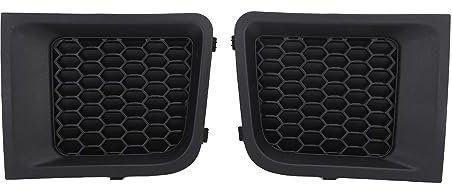 A Pair of Front Bumper Grille Cover Insert, Left And Right Lower Cover Insert for Jee-p Renegade 2015 to 2017, OE Number 735618579L, 735618580R, ABS Plastic Material