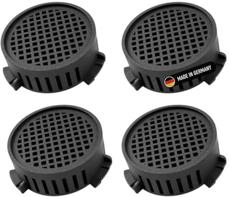 Fidly 4 Stück Aktivkohlefilter kompatibel für Liebherr-Kühlschrank 9096342, 9881116, 7440006, 9882304 und für Miele 10806820, Ersatzfilter mit Aktivkohle, Kühlschrankfilter