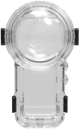 Dive Camera Case, Photography Protective Shell, Waterproof Camera Housing 60m Depth Rating, Scratch Resistant Anti-Fog Lens Cover with Storage Bag, Underwater Case for Diving