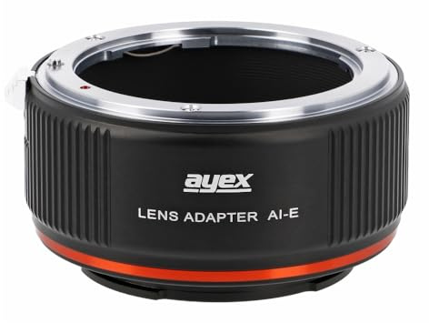 ayex Objektivadapter Kompatibel mit Nikon F AI AI-S AF-D Objektive Kompatibel mit Sony Alpha E-Mount Kameras F-E NEX
