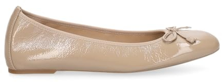 Unisa Damen - Ballerina CACERIN in braun Lack/Brush