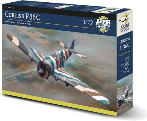 Aluma Hobby ADL70082 1/72 American Curtis P-36C Kunststoffmodell