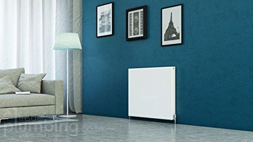 K-Rad Kompact Type 21 Double Panel Single Convector Radiator H750mm x W1000mm White