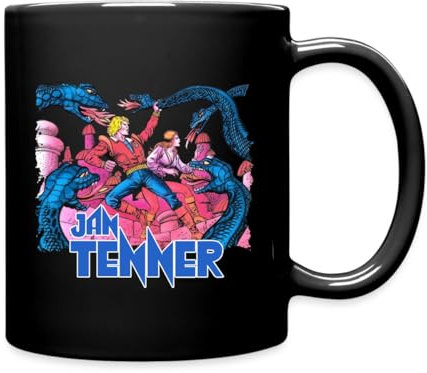Jan Tenner Tempel Des Todes Farbig Tasse einfarbig, Schwarz