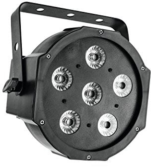 Eurolite LED SLS-6 TCL Spot | Scheinwerfer mit 6 x 8-W-3in1-LED mit RGB-Farbmischung | Musiksteuerung über eingebautes Mikrofon | Durchschleifausgang zur Spannungsversorgung von bis zu 8 Geräten