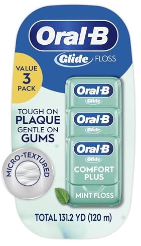 Oral-B Glide Floss Pro-Health 131.2 Yds Mint Value 3-Pack