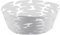 Alessi BM10/18 W Barket Round Basket, Alloy Steel, White