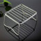 LAMF Grillrost Edelstahl Brenner Ständer Herdstütze Camping Topfhalterung Ofenhalter Gas Holzkohle Camping BBQ Rack für Rucksackreisen, Grillen, Wandern, Picknicks, Angeln