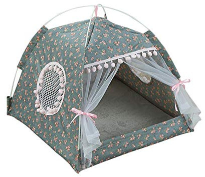 didatecar Katzenzelt Tipi, Katzenhaus Katzenzelt Katzenhöhlen Haus Und Zelt Für Hund Katzen Und Haustier, Abnehmbar Und Waschbar Zum Schlafen Spielen Für Kleine Bis Mittlere Größe Katzen