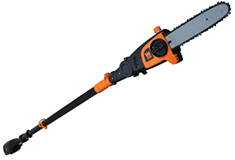 WEN 40421BT Lithium 40V Max Li-Ion 10-Inch Cordless and Brushless Pole Saw (Tool Only), Black