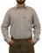 Mens Game Tattersal Long Sleeve Collared Regular Fit Country Check Shirt Brown/Navy