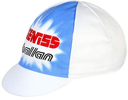 APIS Team 9007 Ballan Retro Radkappe Fahrradkappe für Team Bike Podium