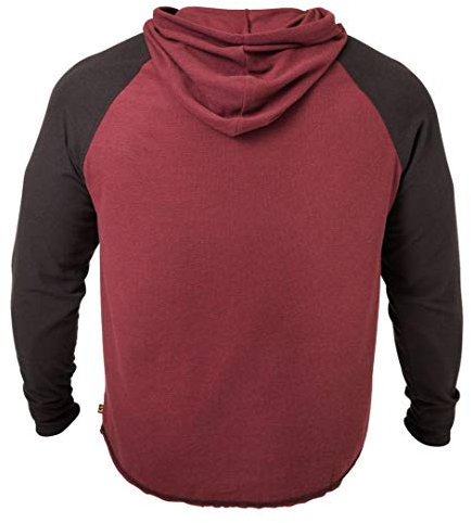 GASP LS Thermal Hoodie Maroon, Größe L