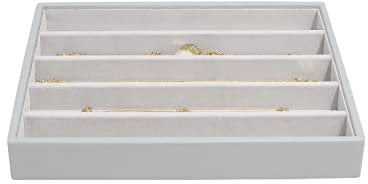 Stackers Pebble Grey Classic Medium Jewellery Box Necklace Layer
