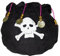 Foxxeo schwarzer Piratenbeutel mit Perlen und Goldmünzen Tasche zum Piraten Kostüm