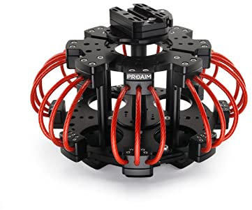 Proaim Cyrus Camera Vibration Isolator for 3-Axis Camera Gimbals & Large Remote Pan Tilt Heads Car Mount Rig for Smoothest Shots Payload: 5-50kg/11-110lb (VI-CYRS-01)