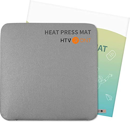 HTVRONT Hitzepressmatte Heat Press Mat für HTV,Bügelmatte für Hitzepressmaschinen (11.5in*11.5in)