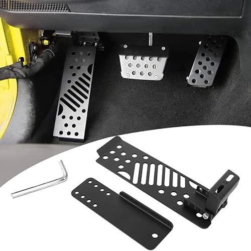 TDHLW Pedal Linke Fußstütze aus Metall für Jeep Wrangler JL & Gladiator JT 2018-2022