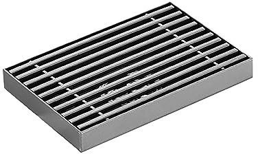 Mainen Bodenablauf Dicker Abnehmbarer Edelstahl Bodenablauf,Großkaliber Badezimmer Bodenablauf,Insekten- und Geruchsdicht für Küche, Bad, Garage, Keller-Gray||10 x 15cm