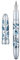 Asvine P80 Kolbenfüllfederhalter, mittlere Feder, Spinnen-Skelett, transparentes grau-blaues Acryl-Stiftetui und Schraubenschlüssel-Set, 1 stück (1er Pack)