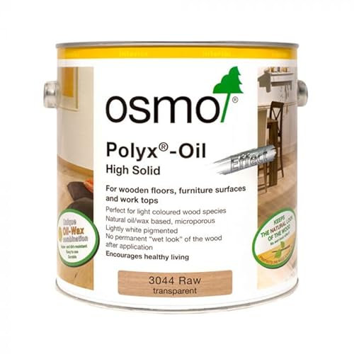 Osmo Polyx Oil Tints, Semi Matt Finish (375ml, 3044 Raw, Semi-Matt)
