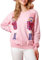 Damen Pailletten Nussknacker Sweatshirt Loose Weihnachten Nussknacker Santa Sweatshirt Süßer Weihnachtsmann Pullover Lustig Cartoon Top Langarm Rundhalsausscgnitt Pailletten Nussknacker Sweatshirt